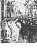 Ofício de envio de Boletim n.º 221 de Junho de 1962 pela União de Grémios de Lojistas de Lisboa que inclui reportagem sobre a visita do do Presidente Américo Tomás aos Açores e à Madeira em julho de 1962.