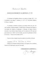 Decreto que estende ao território de Macau o Tratado sobre os Princípios que Regem as Atividades dos Estados na Exploração e Utilização do Espaço Exterior, Incluindo a Lua e Outros Corpos Celestes, de 27 de janeiro de 1967.
