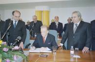 Deslocação do Presidente da República, Jorge Sampaio,  aos concelhos de Murtosa, Vagos, Albergaria-a-Velha, Sever do Vouga, Mealhada e Vale de Cambra, de 20 a 22 de janeiro de 2004