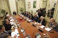 O Presidente da República, Aníbal Cavaco Silva, preside à reunião do Conselho Superior de Defesa Nacional, a 15 de março de 2012