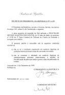 Decreto que revoga, por indulto, a pena acessória de expulsão do País aplicada a Felicidade Mendes Martins dos Santos, de 35 anos de idade, no processo nº 15/98 do 2º Juízo Criminal do Tribunal de Círculo de Portimão.