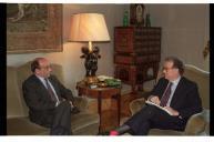 Audiência concedida pelo Presidente da República, Jorge Sampaio, ao Presidente da Comissão Interministerial para Macau, Embaixador Jorge Ritto, a 15 de abril de 1996