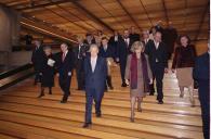 O Presidente da República, Jorge Sampaio, assiste ao lançamento de relatório sobre a Casa Pia, na Fundação Calouste Gulbenkian, a 26 de janeiro de 2005