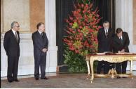 Tomada de posse dos Secretários de Estado do XIV Governo Constitucional, no Palácio Nacional da Ajuda, a 28 de outubro de 1999