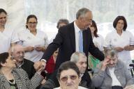 O Presidente da República, Marcelo Rebelo de Sousa, inaugura, em Cabanas de Viriato, Carregal do Sal, lar e creche, a 3 de abril de 2017