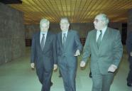 Deslocação do Presidente da Republica, Jorge Sampaio, ao Arquivo Nacional da Torre do Tombo, onde assiste à inauguração da exposição "Memórias Árabe-Islâmicas em Portugal", inserida na "Jornada Árabe" promovida pela Câmara de Comércio e Indústria Árabe-Portuguesa, a 15 de maio de 1997