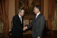 Audiência concedida pelo Presidente da República, Aníbal Cavaco Silva, ao Secretário-Geral das Nações Unidas, Ban Ki-moon, a 9 de julho de 2007