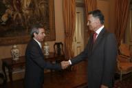 Audiência concedida pelo Presidente da República, Aníbal Cavaco Silva, à direção da Associação Sindical dos Juízes Portugueses, a 18 de junho de 2008