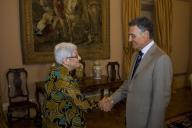 Audiência concedida pelo Presidente da República, Aníbal Cavaco Silva, à direcão da Ordem dos Enfermeiros, a 1 de julho de 2008