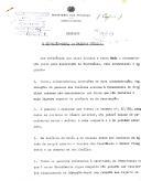 Despacho com assinatura original do Ministro das Finanças, Artur Águedo de Oliveira Relação, dirigido à Direção-Geral da Fazenda Pública, relativo ao pessoal e ao património dos Palácios de Belém e de Cascais.