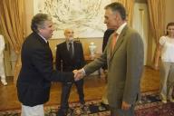 O Presidente da República, Aníbal Cavaco Silva, recebe, em audiência, a Direção da APORVELA, por ocasião da próxima Regata dos Grandes Veleiros - Lisboa 2012, a 3 de julho de 2012
