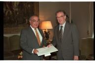 Audiência concedida pelo Presidente da República, Jorge Sampaio, ao Embaixador de Portugal em Moscovo, José Luíz Gomes, a 17 de junho de 1996 (?)
