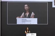 O Presidente Marcelo Rebelo de Sousa preside à sessão de abertura da 8.ª edição das Conferências do Estoril, sob o tema “Re-humanize our World: Planeta, Pessoas, Saúde, Paz e Políticas”, na Nova SBE, Campus de Carcavelos, Cascais, a 1 de setembro de 2023