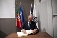 O Presidente da República Marcelo Rebelo de Sousa inaugura, em Lisboa, o Museu do Lactário, onde usa da palavra e assina o livro de honra, antes da visita a este novo espaço museológico, a 27 de fevereiro de 2019