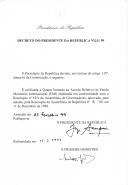 Decreto que ratifica a Quarta Emenda ao Acordo Relativo ao Fundo Monetário Internacional (FMI).