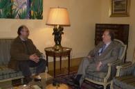 Audiência concedida pelo Presidente da República, Jorge Sampaio, ao Prof. Rui Tavares, da Faculdade de Arquitetura do Porto, a 19 de fevereiro de 2004