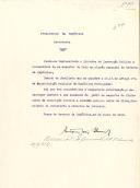 Decreto de autorização para que António Maria da Silva, Presidente do Ministério e Ministro do Interior, possa, na ausência do respetivo Ministro, em missão especial do Governo do país no estrangeiro, gerir os negócios do Ministério da Instrução Pública. 