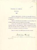 Decreto de autorização para que António Maria da Silva, Presidente do Ministério e Ministro do Interior, possa, na ausência do respetivo Ministro, em missão especial do Governo do país no estrangeiro, gerir os negócios do Ministério da Instrução Pública. 