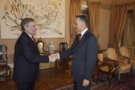 Audiência concedida pelo Presidente da República, Aníbal Cavaco Silva, ao Vice-Presidente da Comissão Europeia, Antonio Tajani, a 29 de novembro de 2013