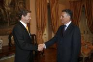 Audiência concedida pelo Presidente da República, Aníbal Cavaco Silva, ao Presidente do Partido Liberal Democrata (FDP) alemão, Guido Westerwelle, a 16 de maio de 2007