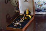 O Presidente Marcelo Rebelo de Sousa condecora, em cerimónia no Palácio de Belém, a Diretora-Geral da Saúde cessante, Graça Freitas, a 17 de janeiro de 2023