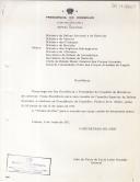 Convocatória (Minuta) para a Reunião do Conselho Superior da Defesa Nacional, a realizar no Palácio de S. Bento, pelas 16.00 horas do dia 15 de Junho de 1971