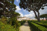Fotografias do exterior do Palácio de Belém, nomeadamente do Jardim do Buxo e da Varanda, a 28 de abril de 2015