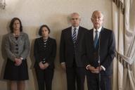 O Presidente da República Marcelo Rebelo de Sousa recebe, no Palácio de Belém, o Presidente e os Vice-Presidentes da Assembleia da República, os líderes dos Grupos Parlamentares e os Secretários e Vice-Secretários da Mesa da Assembleia da República, que lhe apresentam cumprimentos de Boas Festas, a 19 de dezembro de 2017