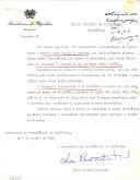 Pedido de autorização do Secretário da Presidência da República, Luís Pereira Coutinho, dirigido ao Ministro da Presidência, para a realização de despesa com a pintura de um corredor do Palácio de Belém, orçada em 4.600$00.