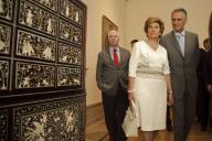 O Presidente da República, Aníbal Cavaco Silva, inaugura a exposição "Encompassing the Globe - Portugal e o Mundo nos séculos XVI e XVII”, no Museu de Arte Antiga, Lisboa, a 15 de julho de 2009