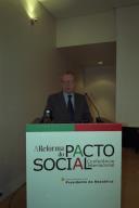 O Presidente da República, Jorge Sampaio, preside à Conferência Internacional " A Reforma do Pacto Social", no Centro Cultural de Belém, de 8 e 9 de novembro de 1999