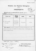 Proposta de condecoração de José de Azeredo Perdigão, Presidente da Fundação Calouste Gulbenkian, com o grau de Grã-Cruz da Ordem Militar de Santiago de Espada.