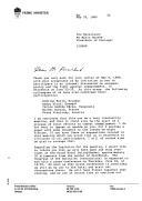 Carta do Primeiro Ministro do Reino da Suécia, Ingvar Carlsson, dirigida ao Presidente de Portugal, Mário Soares, agradecendo carta de 9 de maio de 1989, em resposta ao convite para participar numa cimeira informal de chefes de Estado e de Governo, a ter lugar nem Estocolmo a 22 e 23 de junho de 1989 e dando a conhecer os nomes dos colegas que confirmaram igualmente presença na reunião.