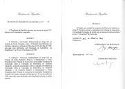Decreto que ratifica a Convenção sobre a Utilização da Informática no Domínio Aduaneiro, assinada em Bruxelas em 26 de julho de 1995, e o Protocolo relativo à Interpretação a Título Prejudicial pelo Tribunal de Justiça das Comunidades Europeias da referida Convenção (...) assinado em Bruxelas em 29 de novembro de 1996.