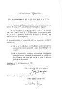 Decreto que reduz, por indulto, em dois anos, a pena residual de prisão aplicada a Maria Graciete da Silva Pinheiro, de 31 anos de idade, no processo nº 3/94 do 2º Juízo do Tribunal do Círculo de Leiria.