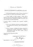 Decreto que reduz, por indulto, em um ano e seis meses de prisão, por razões humanitárias, a pena residual de prisão aplicada a José Silva Gonçalves, de 29 anos de idade, no processo nº 138/96 da 4ª Vara Criminal do Porto.