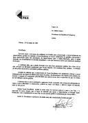 Carta do Presidente do Presidente do Partido da Renovação e Desenvolvimento da Guiné-Bissau, João da Costa, endereçada ao Presidente da República Portuguesa, Mário Soares, agradecendo-lhe a "pronta e firme intervenção junto das autoridades da Guiné-Bissau" no sentido da sua libertação.