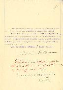 Decreto de exoneração de Abílio Augusto Valdês de Passos e Sousa, Ministro da Guerra, do cargo que exerceu interinamente de Ministro da Marinha durante o impedimento do Ministro Jaime Afreixo.  