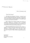 Carta do Presidente da República, Jorge Sampaio, endereçada ao Primeiro Ministro da Austrália, John Howard, saudando e agradecendo "os esforços e o empenho da Austrália" na aprovação da "resolução 1264 do Conselho de Segurança das Nações Unidas, autorizando o estabelecimento de uma força multinacional incumbida de garantir a paz e a segurança em Timor-Leste".
