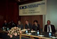 Deslocação do Presidente da República, Jorge Sampaio, à Fundação Calouste Gulbenkian, onde preside à Sessão de Abertura do 1.º Encontro dos Jornalistas de Línguas Ibéricas, a 2 de março de 1998