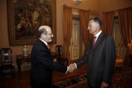Audiência concedida pelo Presidente da República, Aníbal Cavaco Silva, ao Presidente da Autoridade da Concorrência, Prof. Doutor Manuel Sebastião, a 8 de abril de 2008