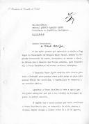Carta do Presidente do Conselho de Estado da República da Guiné-Bissau, Luís Cabral, endereçada ao Presidente da República Portuguesa, General António Ramalho Eanes, apresentando o Comandante de Brigada, Umaro Djaló, Chefe de Estado Maior das Forças Armadas, em visita privada a Portugal, agradecendo todo o apoio que lhe possa ser dispensado e confirmando visita particular a Lisboa, entre 15 e 20 de agosto, para uma semana de repouso em companhia da família.