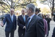 O Presidente da República, Marcelo Rebelo e Sousa, preside, no Centro de Congresso do Estoril, à cerimónia de abertura da "Cascais 2018 - Capital Europeia da Juventude", a 23 de janeiro de 2018.