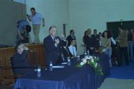 Deslocação do Presidente da República, Jorge Sampaio, à Escola Secundária D. João de Castro e à Escola Secundária Rainha D. Amélia, por ocasião do Primeiro Dia Europeu dos Pais e da Escola, a convite da CONFAP, a 21 de outubro de 2002