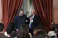 No âmbito do Programa “Escritores no Palácio de Belém” Gonçalo M. Tavares conversa do Palácio de Belém com alunos do ensino secundário, a 16 de maio de 2019