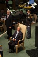 O Presidente da República Marcelo Rebelo de Sousa discursa perante o Plenário da 73.ª Assembleia Geral da Organização das Nações Unidas, a 26 de setembro de 2018 