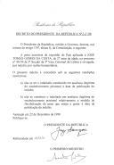 Decreto que revoga, por indulto, por razões humanitárias, a pena acessória de expulsão do País aplicada a José Tomás Gomes da Costa, de 27 anos de idade, no processo n.º 40/96 da 3.ª Secção da 3.ª Vara Criminal de Lisboa.