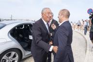 O Presidente da República Marcelo Rebelo de Sousa recebe, na Fortaleza de Sagres, o Primeiro-Ministro, António Costa, para a habitual reunião semanal, a 16 de agosto de 2018 