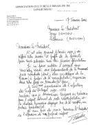 Carta de Pierre Gabay, Vice-Presidente Tesoureiro da "Association Culturelle Israélite de Longjumeau", saudando o Presidente Jorge Sampaio pela sua reeleição e relembrando o acolhimento reservado aos representantes da comunidade judaica mundial por ocasião da cerimónia evocativa dos 500 anos da expulsão dos Judeus de Portugal 1496-1996.