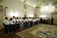 Audiência concedida pelo Presidente da República, Aníbal Cavaco Silva, a uma delegação portuguesa que participará, em Xangai, nos Jogos Mundiais de Verão do Special Olympics, a 18 de setembro de 2007